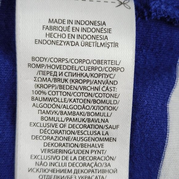 SOLD OUT POLO Ralph Lauren Hoodie Mens XL Blue Multi Striped Pullover - Picture 7 of 7